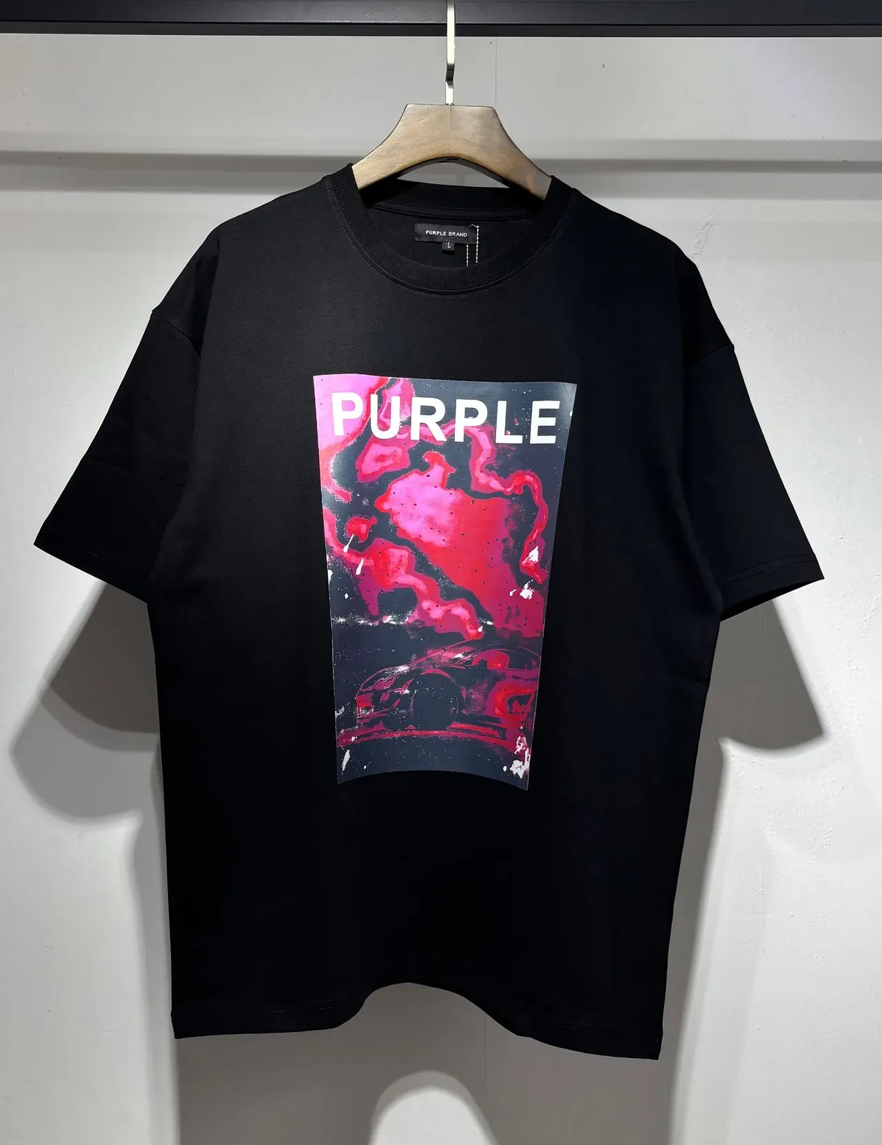 Camiseta oversized estampa gráfica Purple Brand 2