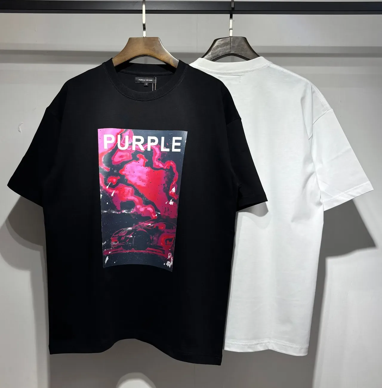 Camiseta oversized estampa gráfica Purple Brand 3