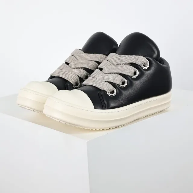 Rick Owens DRKSHDW Geobasket Noir et Off-White sneakers lifestyle 2