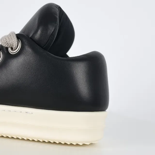 Rick Owens DRKSHDW Geobasket Noir et Off-White sneakers lifestyle 4