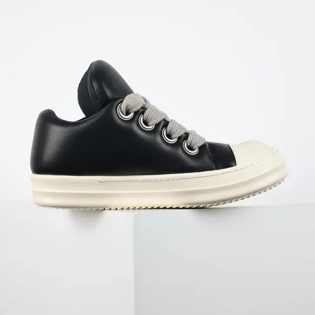 Rick Owens DRKSHDW Geobasket Noir et Off-White sneakers lifestyle 7