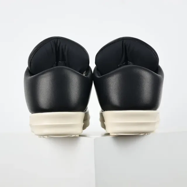 Rick Owens DRKSHDW Geobasket Noir et Off-White sneakers lifestyle 8