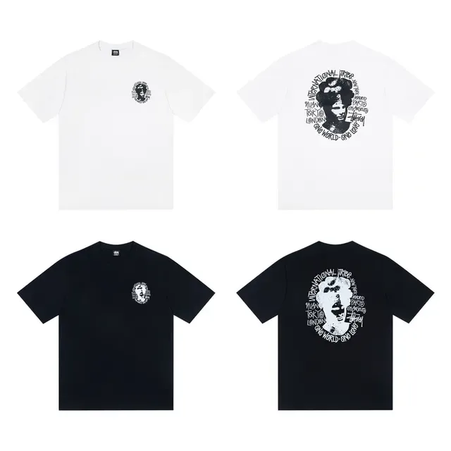 تيشيرت Stussy International Tribe بطباعة جرافيك 3