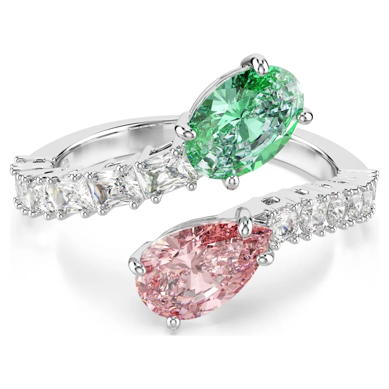 Swarovski Dragonfly Multi-Gemstone Silver-Tone قلادة 4