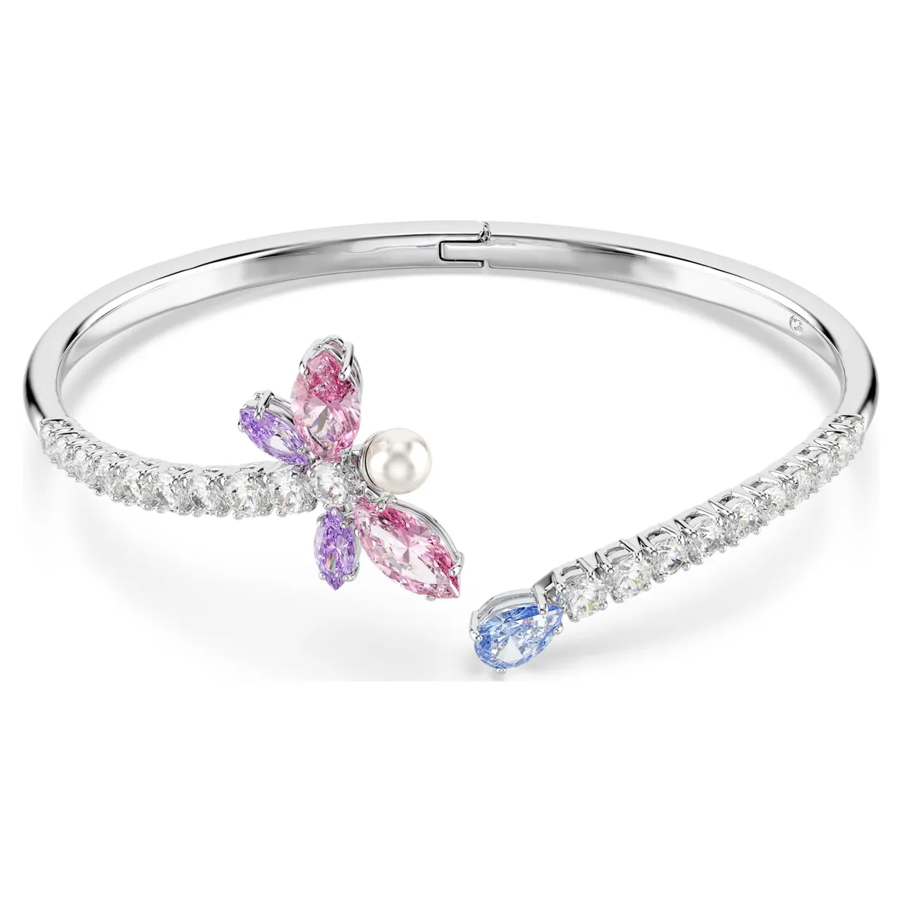 Swarovski Dragonfly Multi-Gemstone Silver-Tone قلادة 15