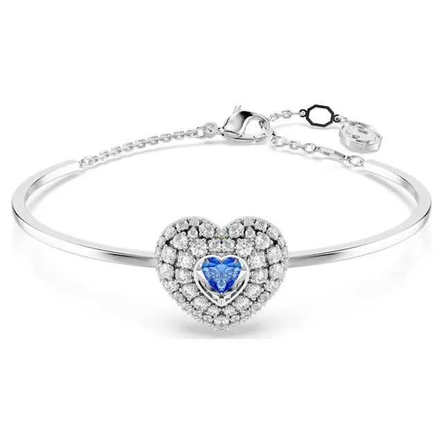 Swarovski Love Heart قلادة وردي कristal लون ذهبي 5