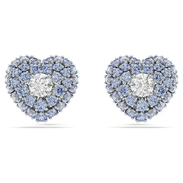 Swarovski Love Heart قلادة وردي कristal लون ذهبي 8