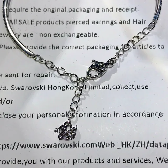 Swarovski Pulseira Banda Cristal-Pavé Halo Azul Prata 6