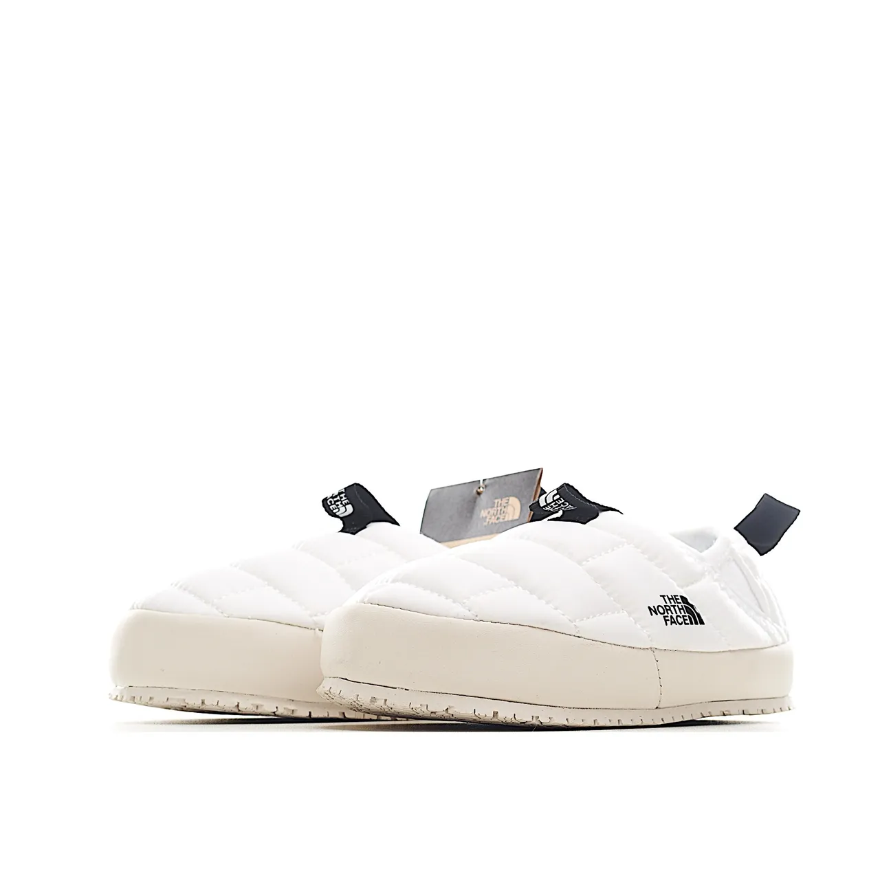 The North Face Nuptse Slipper أحذية كاجوال زرقاء سوداء الجزء العلوي المبطن المعزول بناء slip-on 7