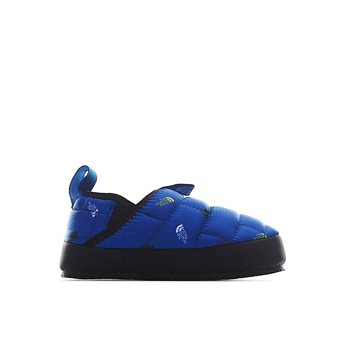 The North Face Nuptse Slipper أحذية كاجوال زرقاء سوداء الجزء العلوي المبطن المعزول بناء slip-on 17