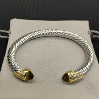 Tiffany & Co. HardWear Twisted Cable Dual-Tone ब्रेसलेट