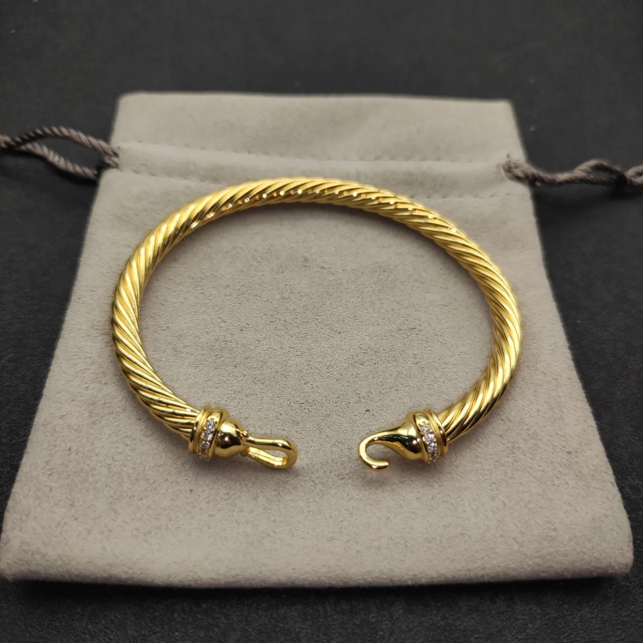 Tiffany & Co. HardWear Twisted Rope Pavé Diamond Bracelet 6