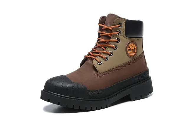 Timberland Premium 6-Inch بني وزيتون حذاء عمل 9