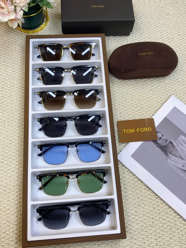 Tom Ford FT0841 Mason Gafas de Sol Negro y Oro Semi-Rimless 3