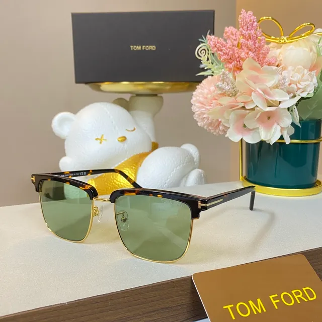 Tom Ford FT0841 Mason Gafas de Sol Negro y Oro Semi-Rimless 4