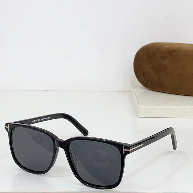 Tom Ford Rectangular Translucent Olive Green Lens Sunglasses 6