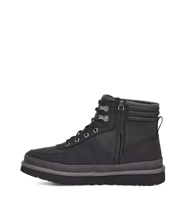 UGG Black Gray High-Top Suede Upper Work Boots 3