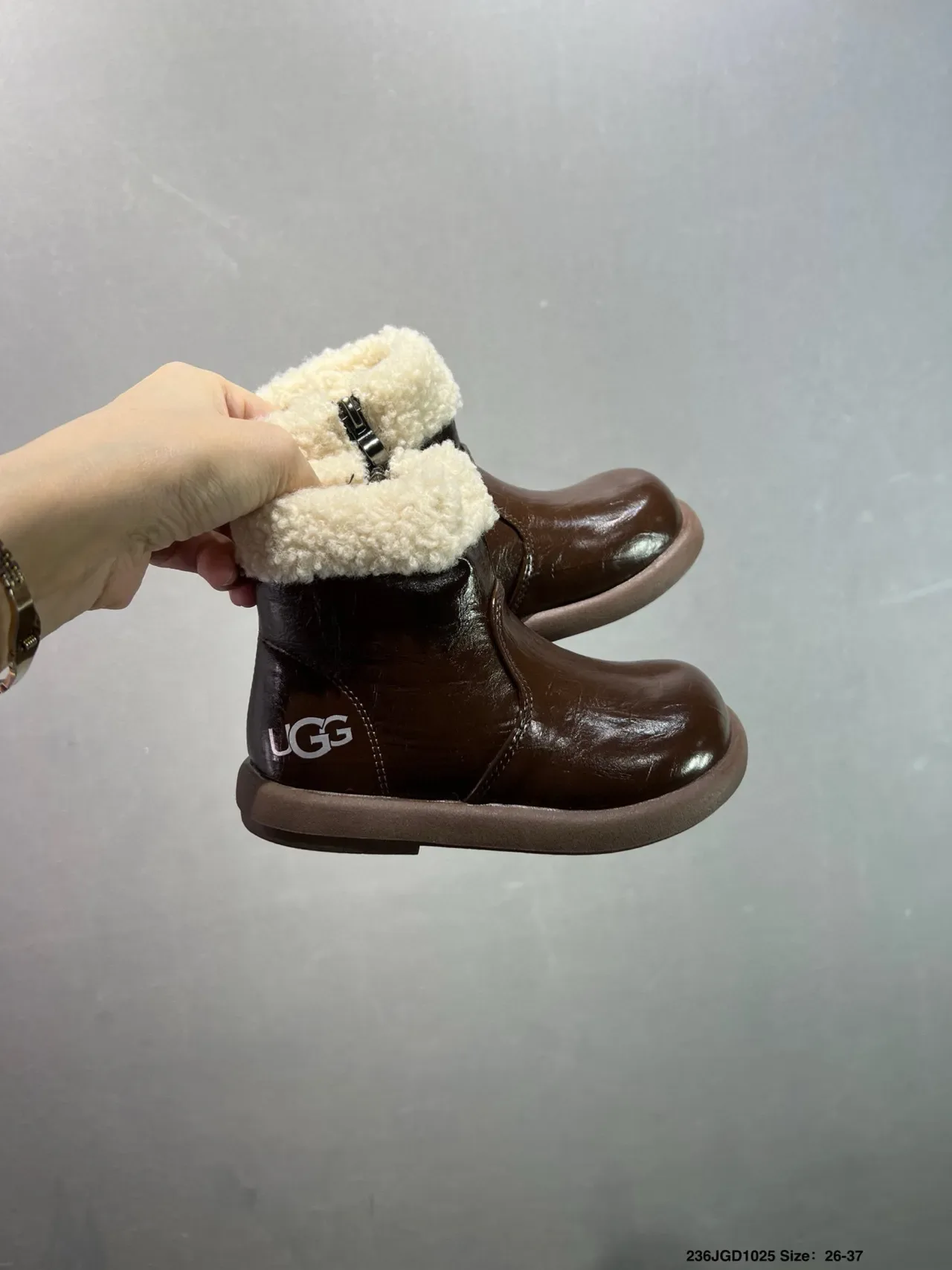 UGG Tasman Black Shearling-Lined Side-Zip Ankle Boots 4