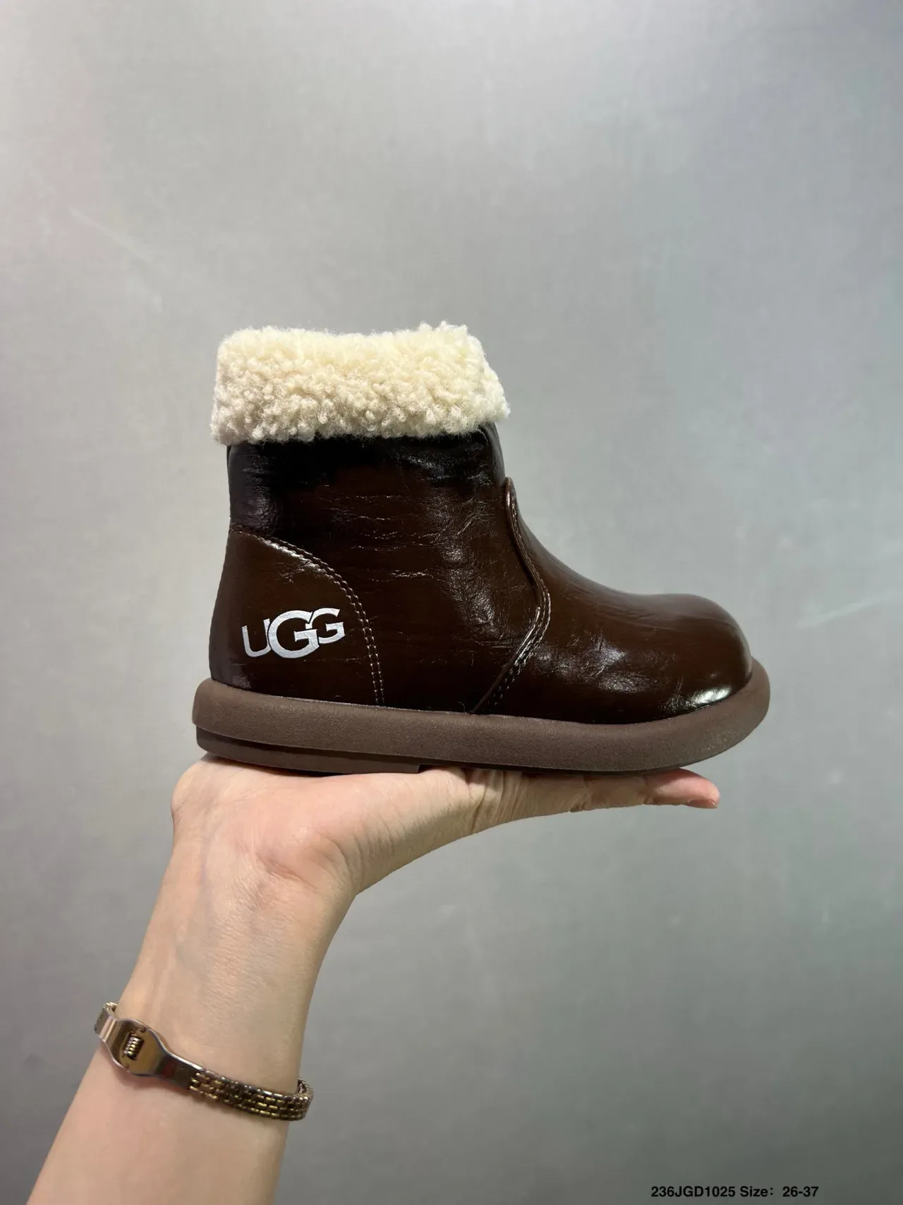 UGG Tasman Black Shearling-Lined Side-Zip Ankle Boots 5
