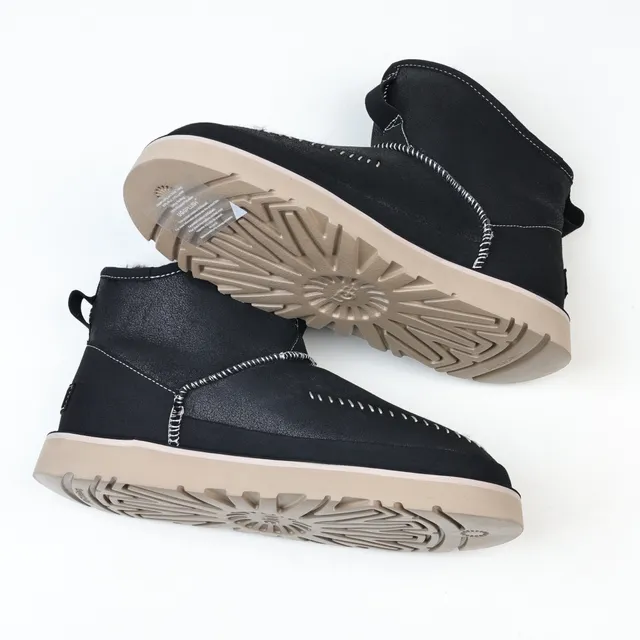 UGG Tasman Black Shearling-Lined Snow Boots 5