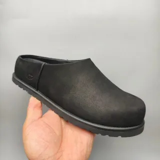 UGG Tasman Black Suede Upper Elastic Side Gusset Casual Shoes