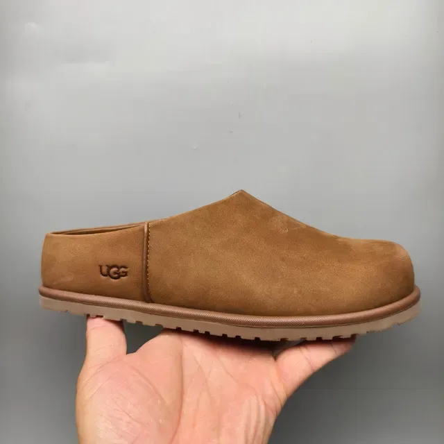 UGG Tasman Zapatos Casuales de Ante Marrón Sin Espalda Slip-On 2