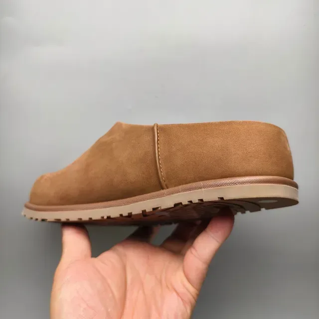 UGG Tasman Zapatos Casuales de Ante Marrón Sin Espalda Slip-On 4