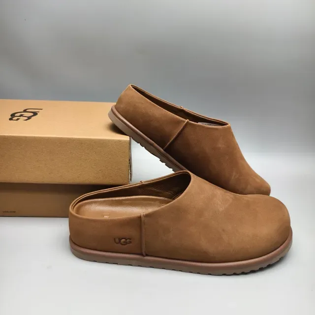 UGG Tasman Zapatos Casuales de Ante Marrón Sin Espalda Slip-On 6
