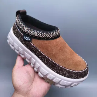 UGG Tasman Tan 麂皮套脚木屐休闲鞋