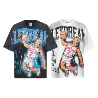 Vale Forever Distressed Oversized Graphic T-Shirt