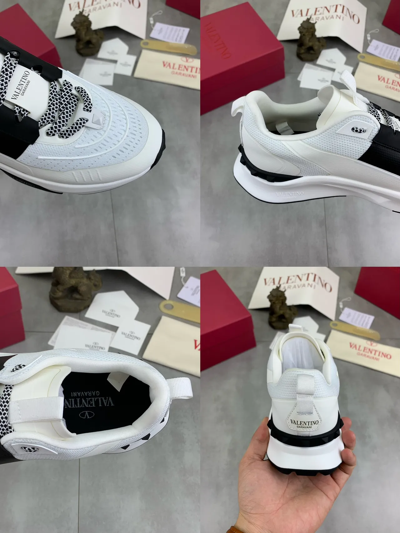 Valentino Garavani White and Black Lifestyle Sneaker 2