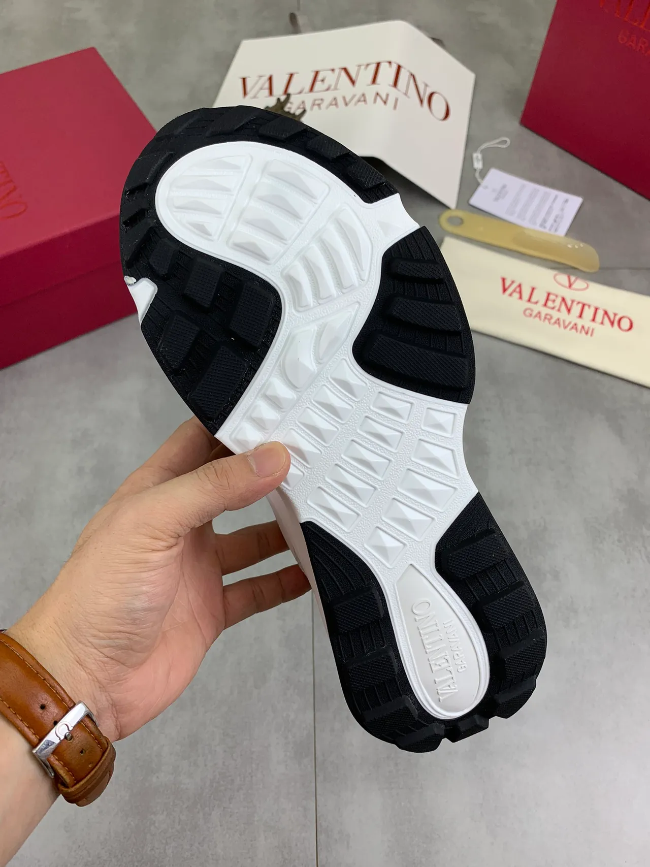 Valentino Garavani White and Black Lifestyle Sneaker 3