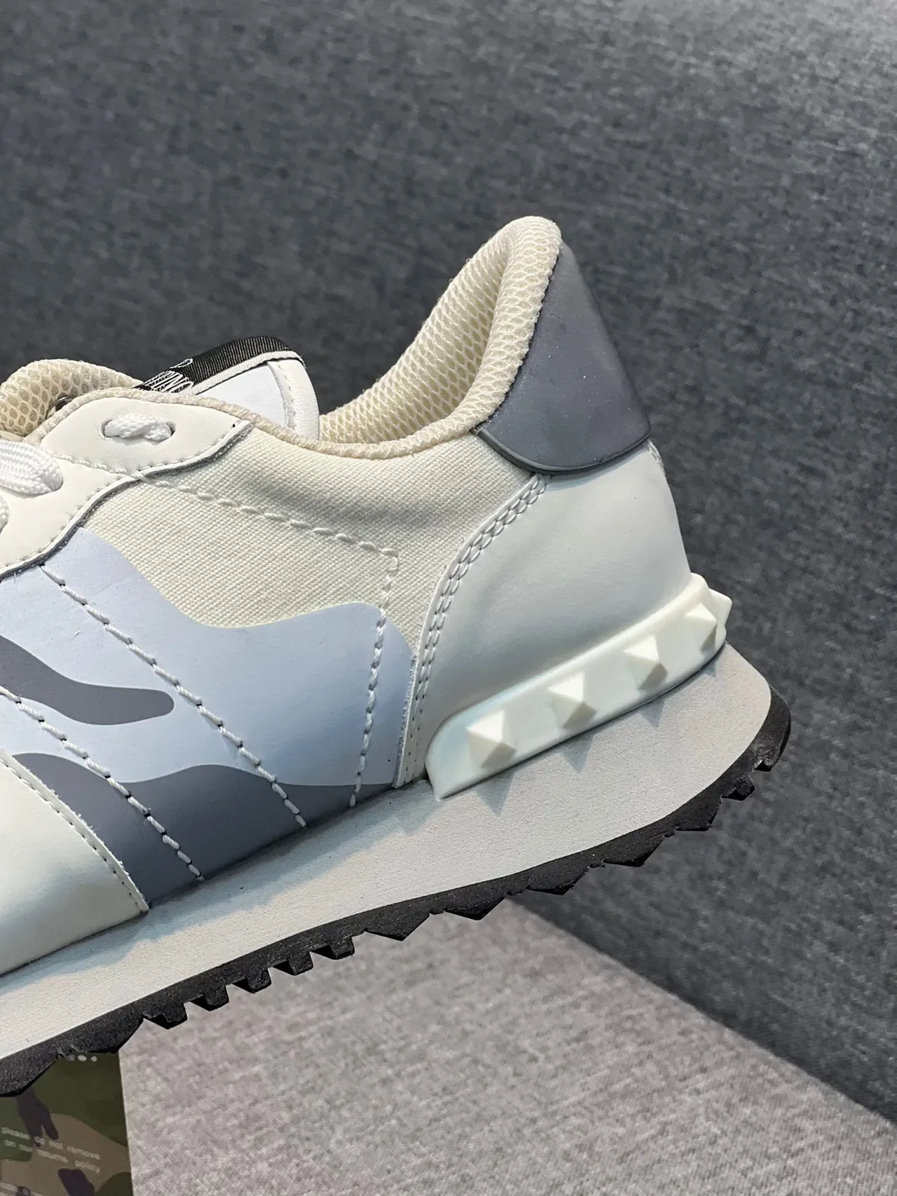 Valentino Rockstud Camouflage Style de vie Sneakers 8