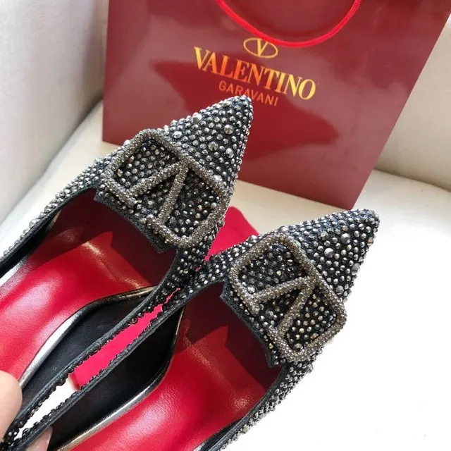 Valentino Rockstud स्टडेड पॉइंटेड-टू बकल स्टाइलेटो 5