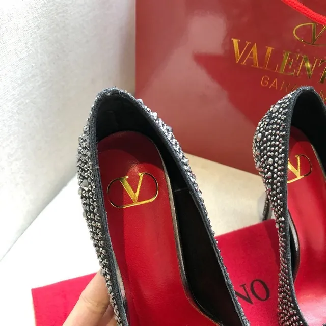 Valentino Rockstud स्टडेड पॉइंटेड-टू बकल स्टाइलेटो 7