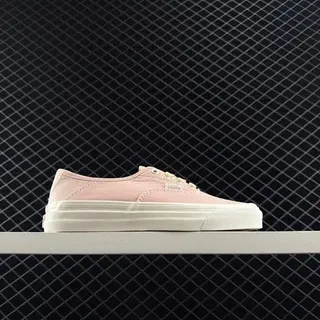 Vans Pink Beige Low-Top Canvas Upper Skateboard Shoes