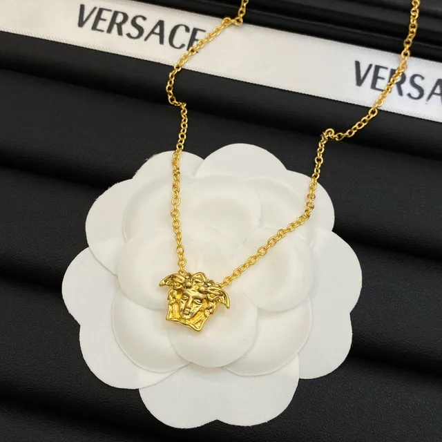 Colliers Versace Medusa Head en or et argent 5