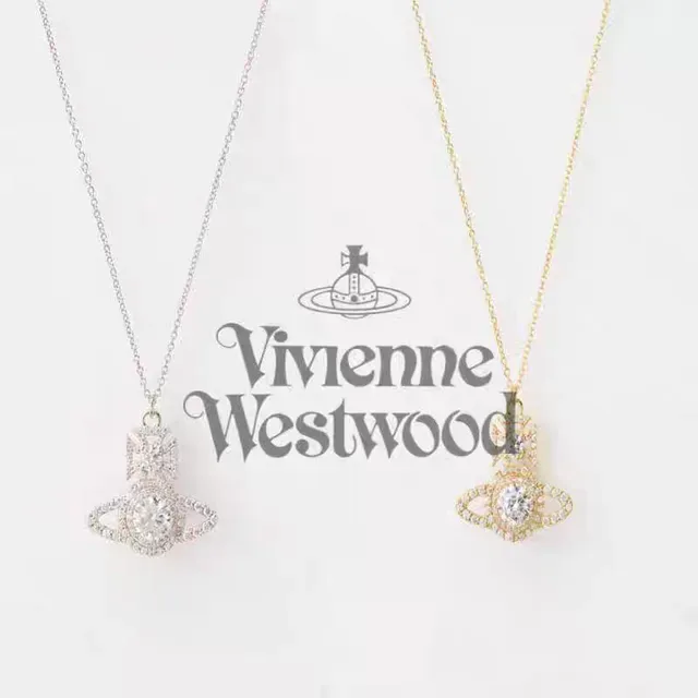 Vivienne Westwood অর্ব ক্রিস্টাল পেন্ডেন্ট নেকলেস 2