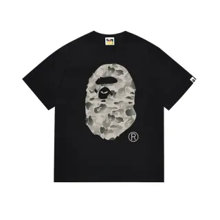 A Bathing Ape ABC Camo Ape Head Graphic Black T-Shirt