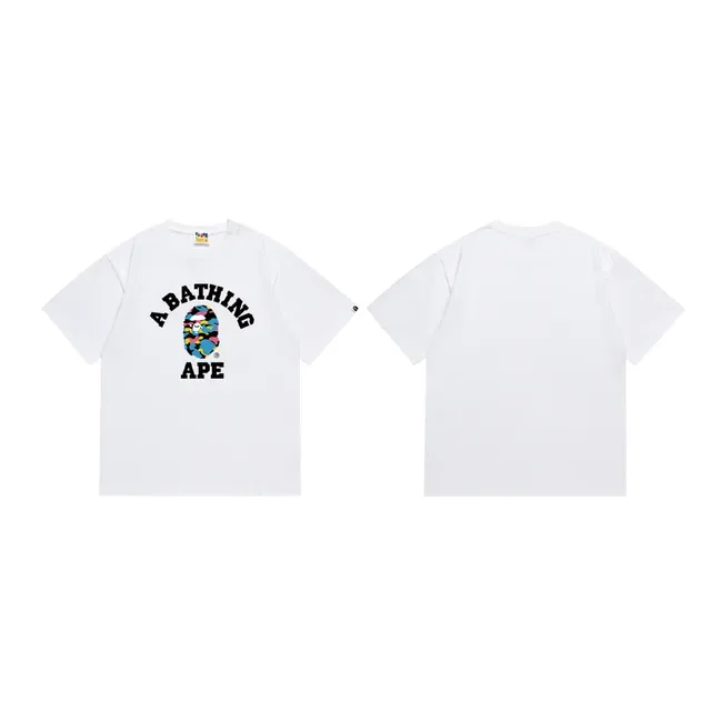 Camiseta gráfica A Bathing Ape ABC Camo logo en arco 4