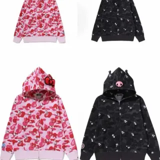 A Bathing Ape Hello Kitty ABC Camo Full-Zip Hoodie