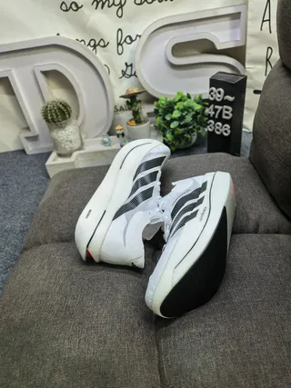 Adidas Adizero Adios Pro Evo 3 White Black Tênis de corrida 6