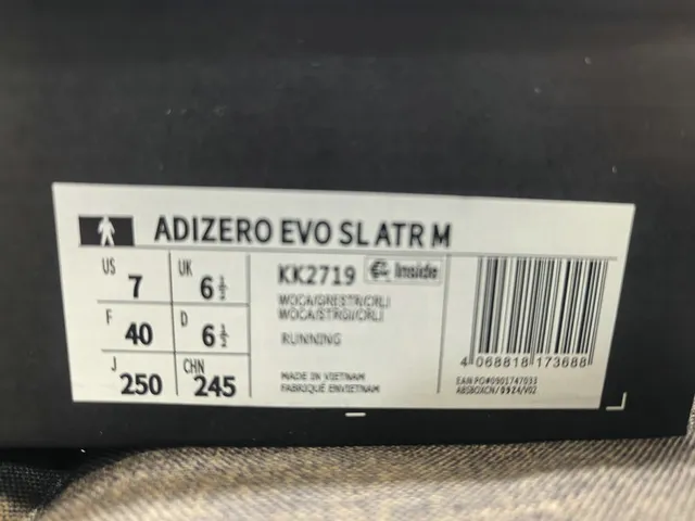 Adidas Adizero Evo SL ATR Azul Branco tênis de corrida 2