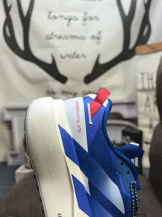 Adidas Adizero Evo SL ATR Azul Branco tênis de corrida 3
