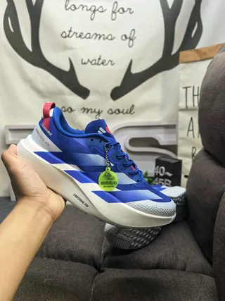Adidas Adizero Evo SL ATR Azul Branco tênis de corrida 5
