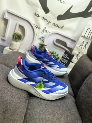 Adidas Adizero Evo SL ATR Azul Branco tênis de corrida 9
