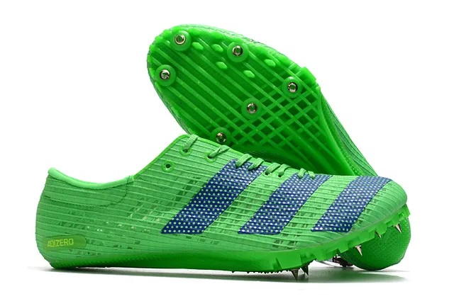 Adidas Adizero Sprint Spike Chaussures de course Noir et rose 4
