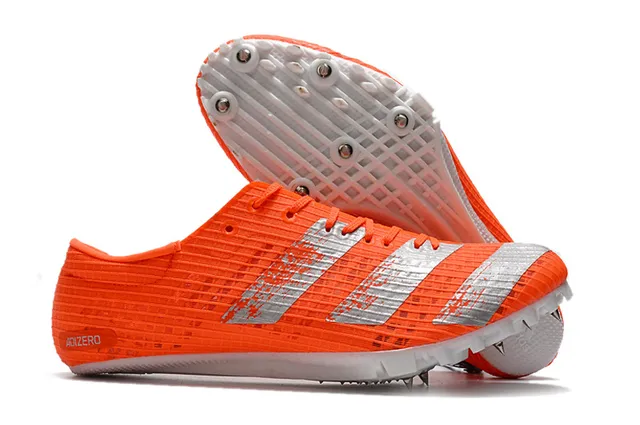Adidas Adizero Sprint Spike Chaussures de course Noir et rose 6