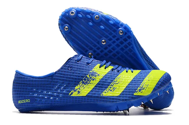 Adidas Adizero Sprint Spike Chaussures de course Noir et rose 7