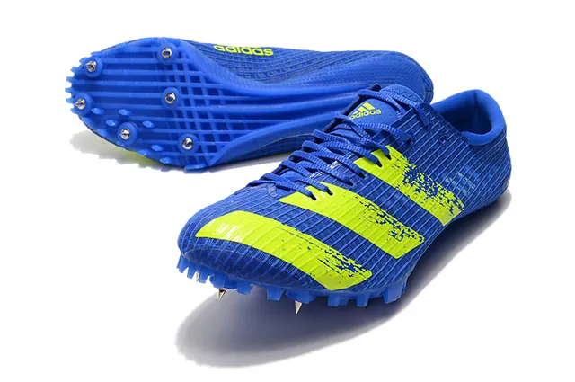 Adidas Adizero Sprint Spike Chaussures de course Noir et rose 12